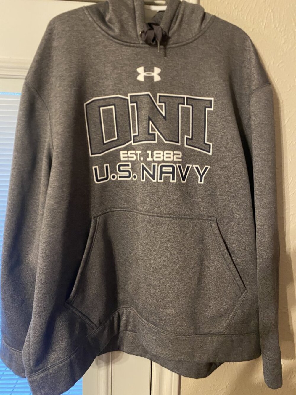 Under Armour ONI EST. 1882 U.S. Navy hoodie men's 2XL